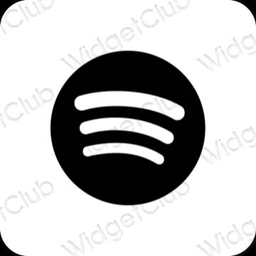 Ästhetische Spotify App-Symbole