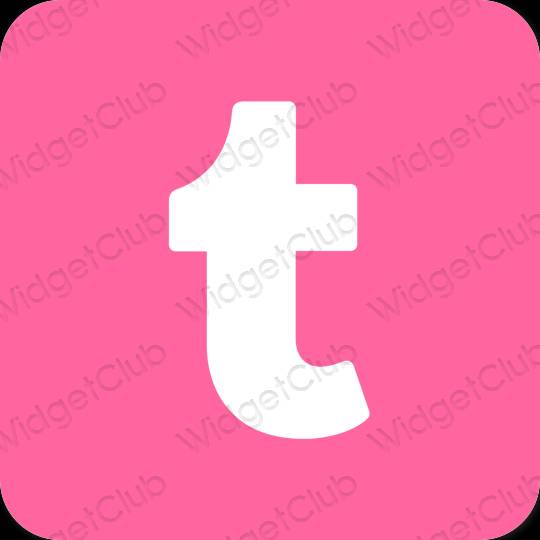 Stijlvol paars Tumblr app-pictogrammen
