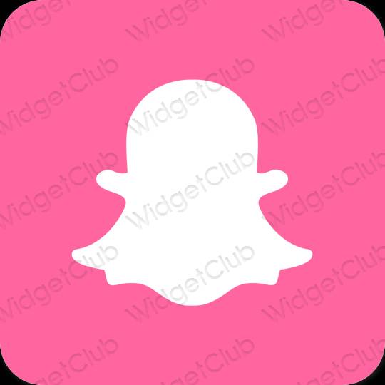 Estetski ljubičasta snapchat ikone aplikacija