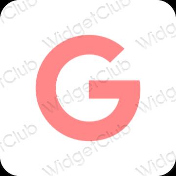 Aesthetic Google app icons