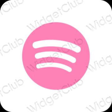 Æstetiske Spotify app-ikoner