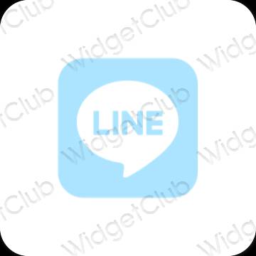 Естетске LINE иконе апликација