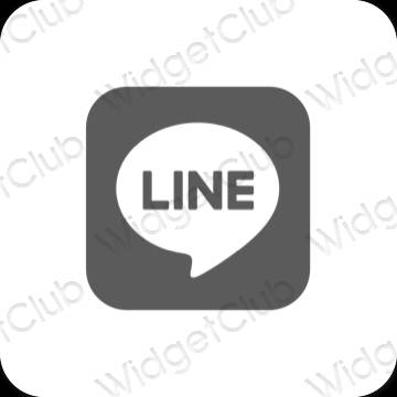 Естетични LINE икони на приложения