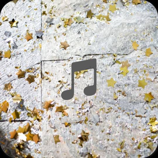 Αισθητικός γκρί Apple Music εικονίδια εφαρμογών