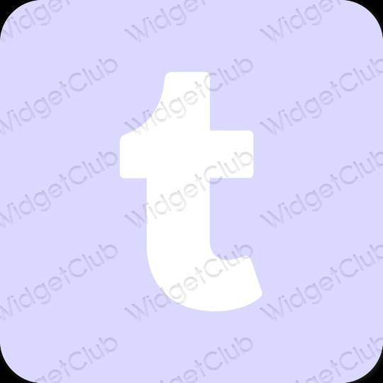 эстетический пурпурный Tumblr значки приложений