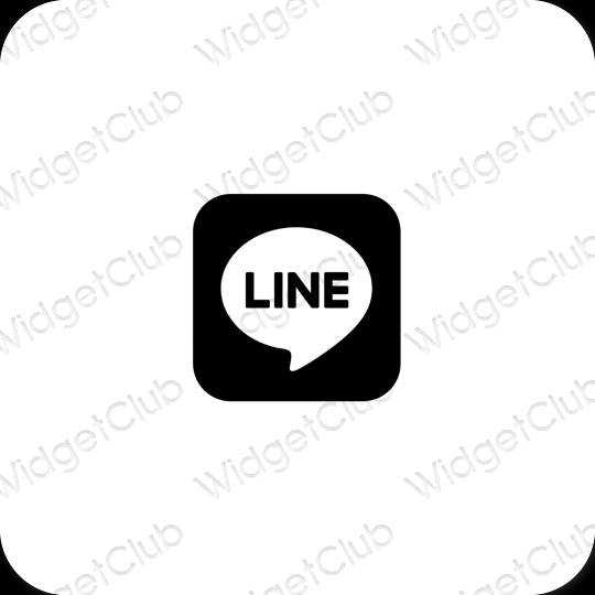 Aesthetic LINE app icons