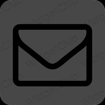 Esteetiline hall Mail rakenduste ikoonid