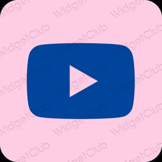 Esthetische Youtube app-pictogrammen