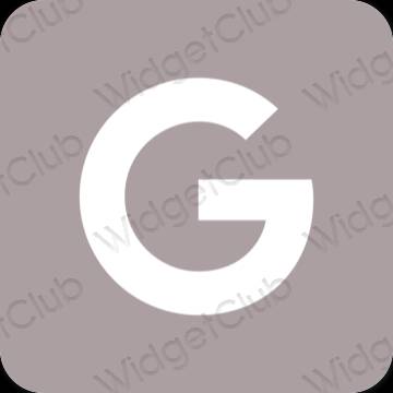 Esthetische Google app-pictogrammen