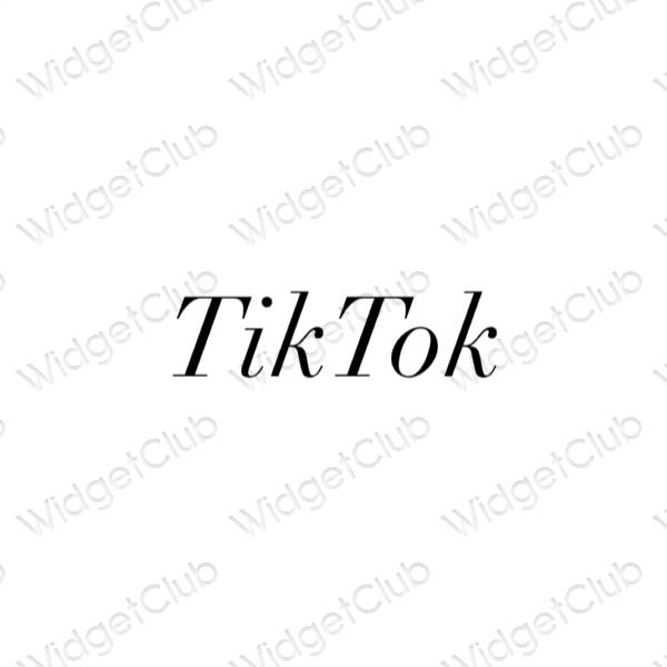 Biểu tượng ứng dụng TikTok thẩm mỹ
