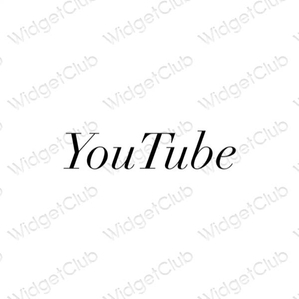 جمالية Youtube أيقونات التطبيقات