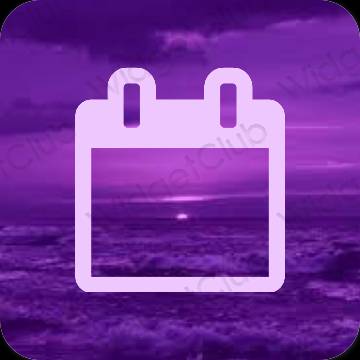 Ästhetische Calendar App-Symbole