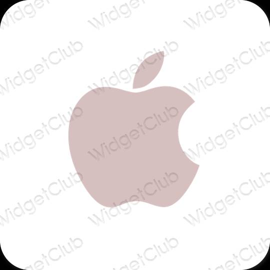 ესთეტიკური Apple Store აპლიკაციის ხატები
