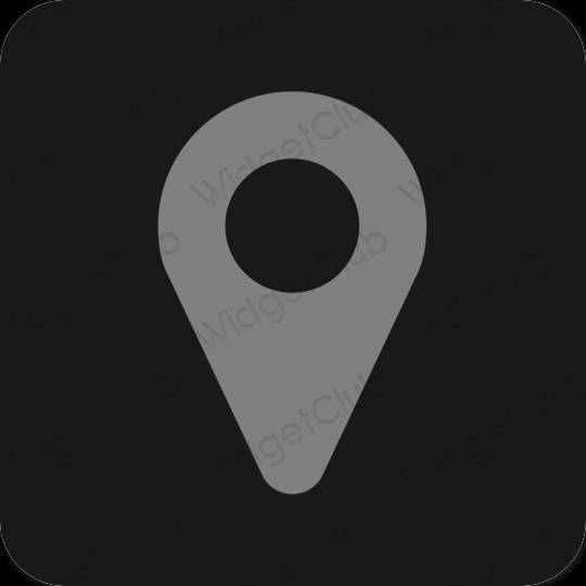 Esthetische Map app-pictogrammen