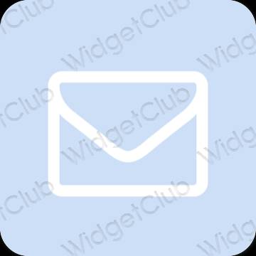 Æstetisk lilla Mail app ikoner