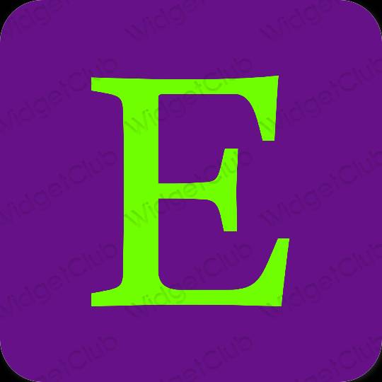 Estetyczne Etsy ikony aplikacji