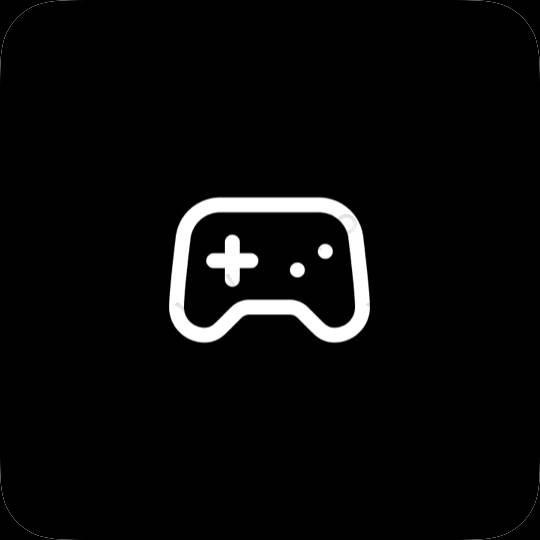 ესთეტიკური Game აპლიკაციის ხატები