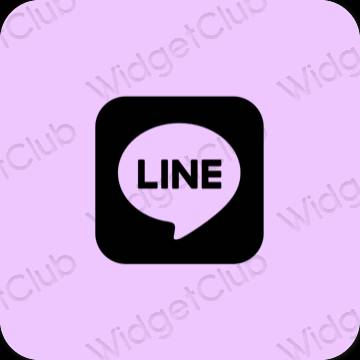 Aesthetic LINE app icons