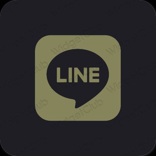 Aesthetic LINE app icons