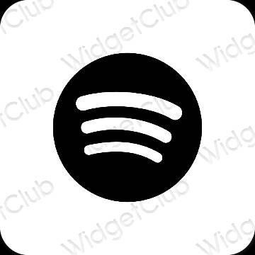 Estética Spotify iconos de aplicaciones