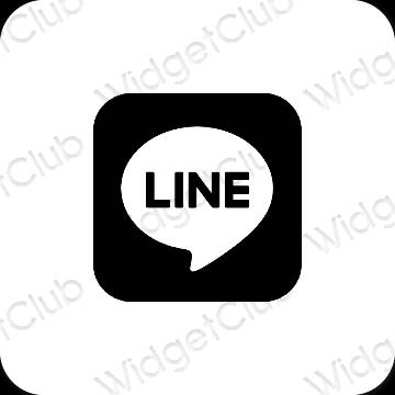 Ästhetische LINE App-Symbole