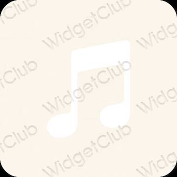 Esthetische Apple Music app-pictogrammen