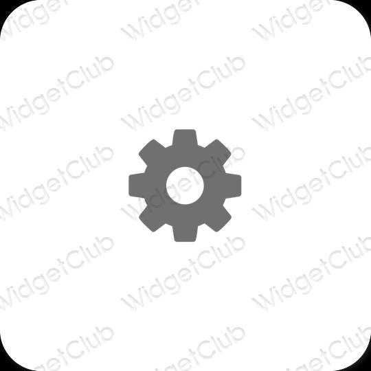 Ästhetische Settings App-Symbole