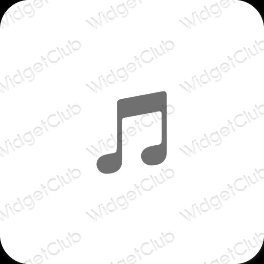 Ästhetische Music App-Symbole