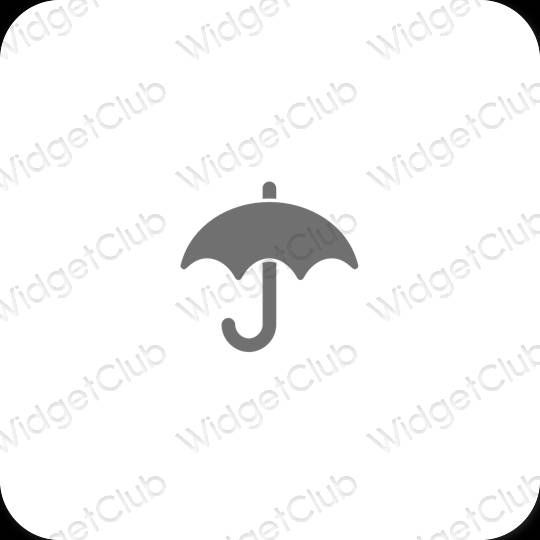 جمالية Weather أيقونات التطبيقات