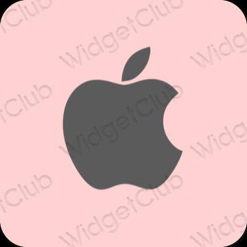 Estetico rosa Apple Store icone dell'app