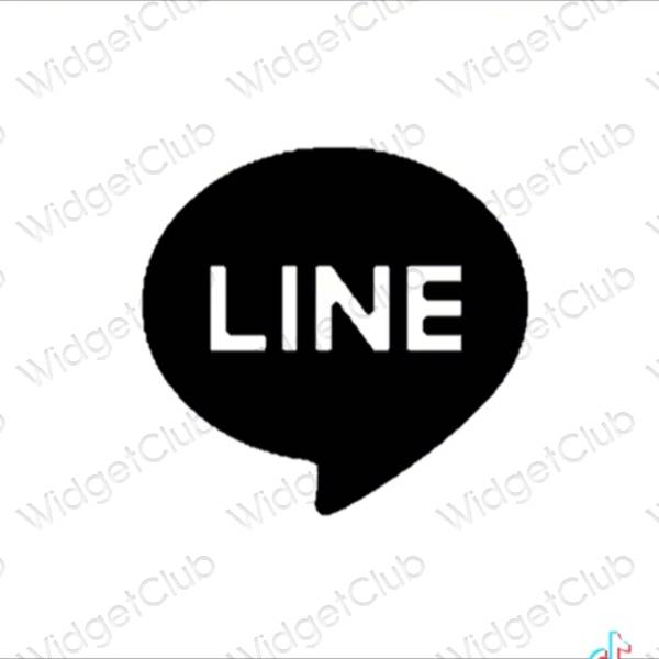 Estetske LINE ikone aplikacija