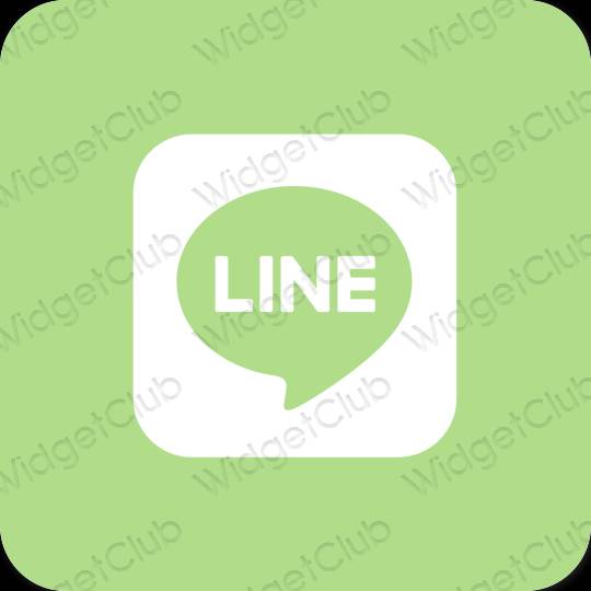 نمادهای برنامه زیباشناسی LINE