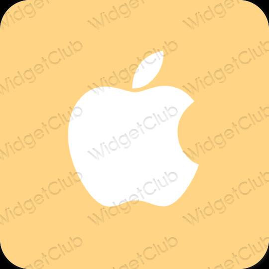 Estetski naranča Apple Store ikone aplikacija