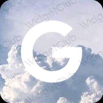 Esthetische Google app-pictogrammen