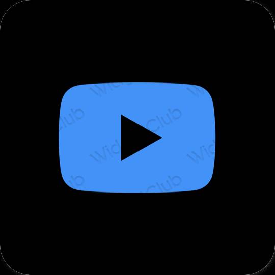 جمالية Youtube أيقونات التطبيقات