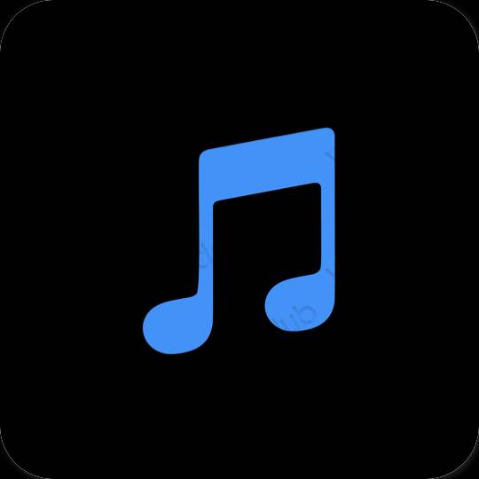 جمالية Apple Music أيقونات التطبيقات