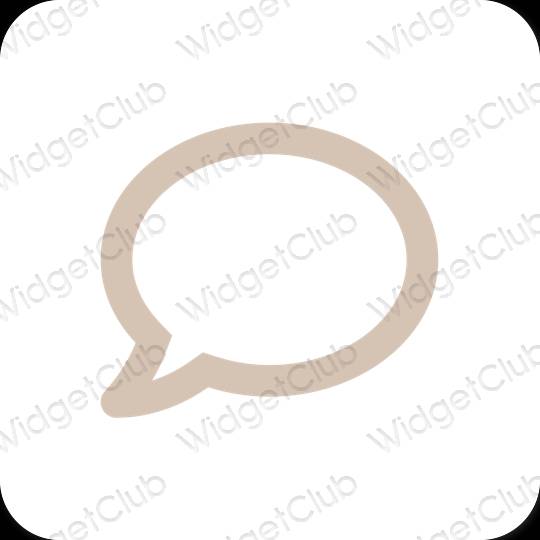 Esthetische Messages app-pictogrammen