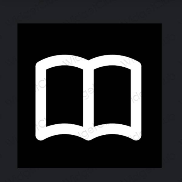 Æstetiske Books app-ikoner