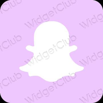 Эстетические snapchat значки приложений