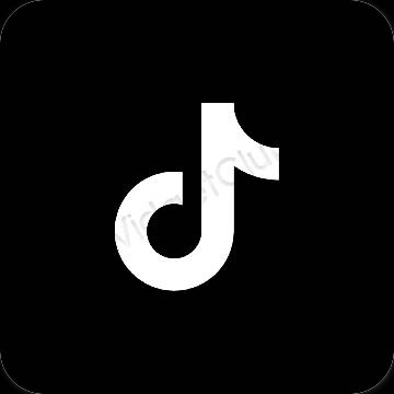 Icônes d'application TikTok esthétiques