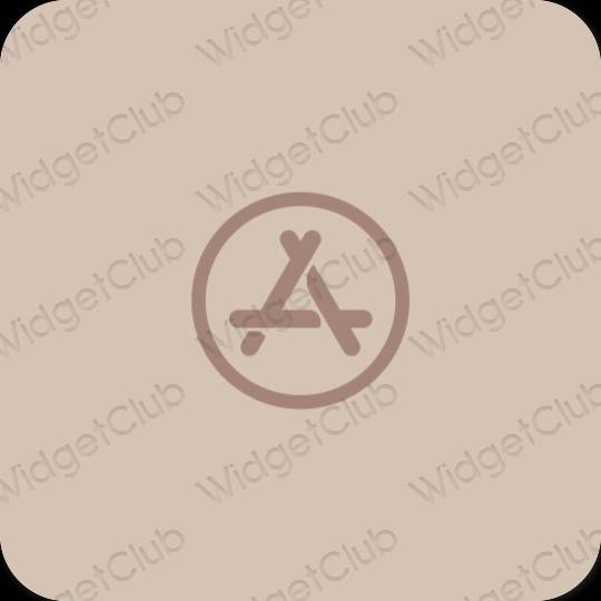 Aesthetic beige AppStore app icons