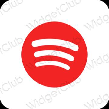 Icônes d'application Spotify esthétiques