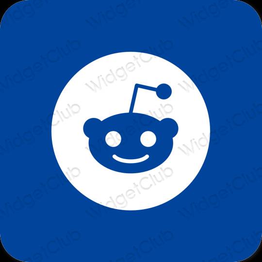 Estetico porpora Reddit icone dell'app