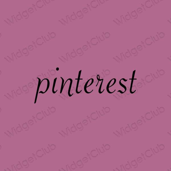 Ikon apl Pinterest Estetik