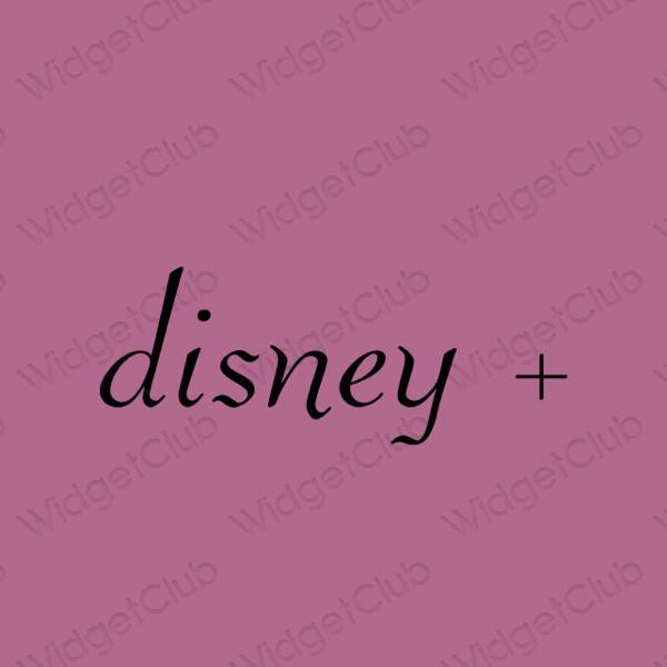 Esteettiset Disney sovelluskuvakkeet