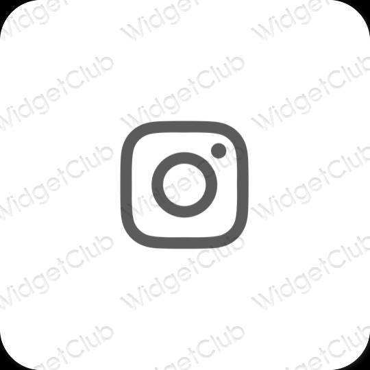Estetické ikony aplikací Instagram