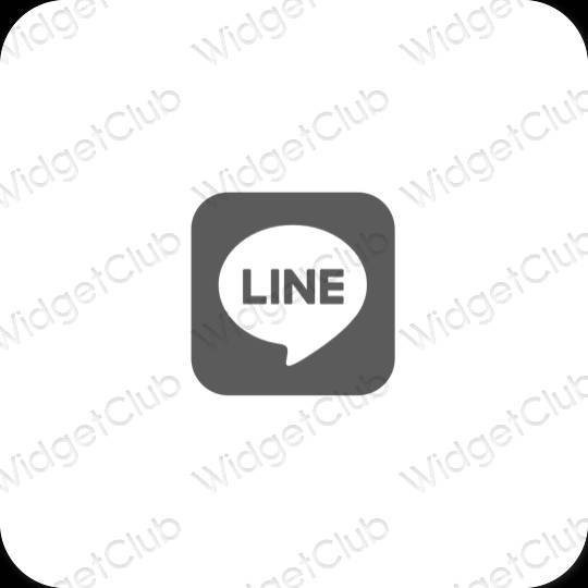 Aesthetic LINE app icons