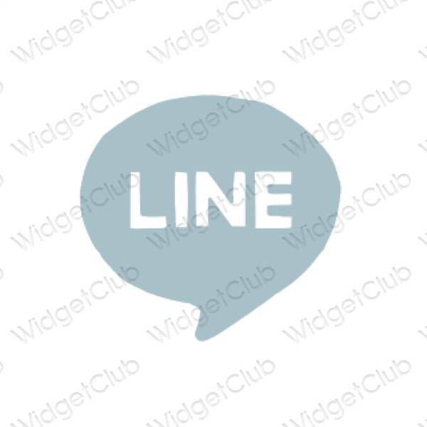 Estetske LINE ikone aplikacija