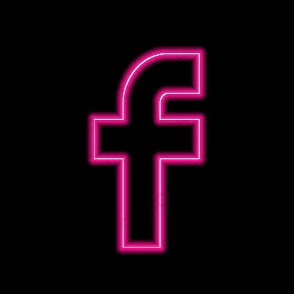 אֶסתֵטִי שָׁחוֹר Facebook סמלי אפליקציה