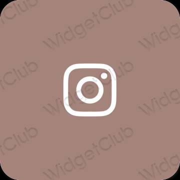 Estetické ikony aplikací Instagram
